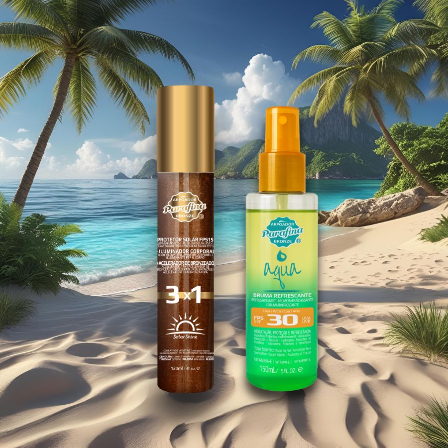 Dupla Bruma + SolarShine Parafina Bronze Arpoador